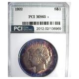 1922 Peace MS66 LISTS $600