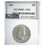 1949 Franklin MS65+ FBL LISTS $225