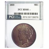 1923 Peace MS66+ LISTS $850