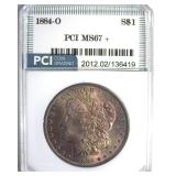 1884-O Morgan MS67+ LISTS $6500