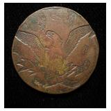 1820s US Token Uniface Eagle Ex Rare
