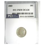 1963 Dime PR70 DCAM LISTS $200 IN 69 DC