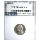 1976-S Nickel PR70 DCAM LISTS $500