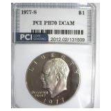 1977-S Ike PCI PR70 DCAM
