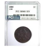 1802 Cent MS62 BR LISTS $12000