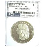 1879 Pattern Dollar PCI PR69CAM Schoolgirl Ni Copy