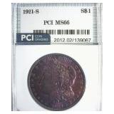 1921-S Morgan MS66 LISTS $3250