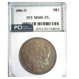 1904-O Morgan MS68 PL LISTS $20000 IN 67PL