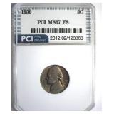 1956 Nickel MS67 FS LISTS $2600