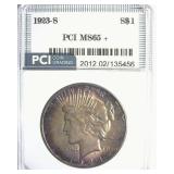 1923-S Peace MS65+ LISTS $10000