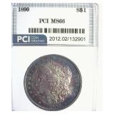 1890 Morgan MS66 LISTS $20000