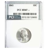 1941 Quarter MS67+ LISTS $1000