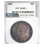 1890 Morgan MS65+ LISTS $2200