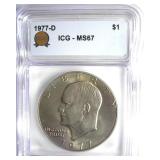 1977-D Ike ICG MS67