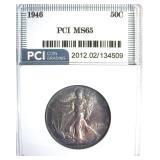 1946 Walking Liberty MS65 LISTS $165