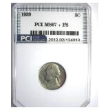 1939 Nickel MS67+ FS LISTS $5000
