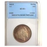 1903-B Rupee NNC MS66+ India