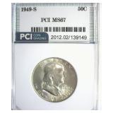 1949-S Franklin MS67 LISTS $1100