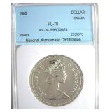 1980 Dollar NNC PL70 Canada
