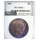 1923 Peace MS66+ LISTS $850