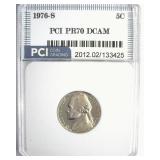 1976-S Nickel PR70 DCAM LISTS $500