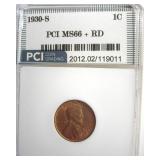 1930-S Cent MS66+ RD LISTS $1050