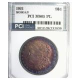 1921 Morgan MS65 PL LISTS $3500