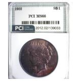 1922 Peace MS66 LISTS $600
