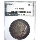 1891-O Morgan MS65 LISTS $5500