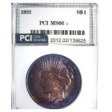 1922 Peace MS66+ LISTS $2500
