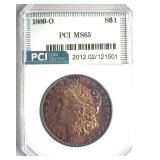 1880-O Morgan MS65 LISTS $14000