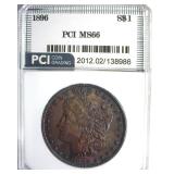 1896 Morgan MS66 LISTS $450