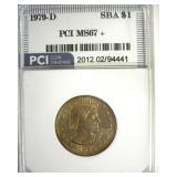 1979-D Susan B Anthony MS67+ LISTS $1750