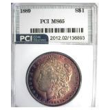 1889 Morgan PCI MS65 Nice Color