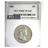 1962 Franklin PR69 DCAM LISTS $3850