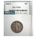 1926-S Quarter VF35 LISTS $110