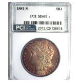 1881-S Morgan MS67+ LISTS $1800