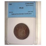 1955 2 Shillings NNC PR69 South Africa
