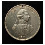 1781 Lafayette Silver Medal Virginia Rare
