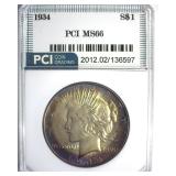 1934 Peace MS66 LISTS $3600