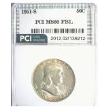1951-S Franklin MS66 FBL LISTS $650