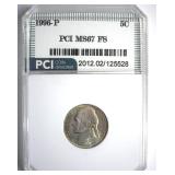 1996-P Nickel MS67 FS LISTS $175