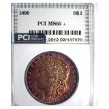 1896 Morgan PCI MS65+ VIbrant Color