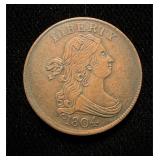 1804 Half Cent Sharp UNC