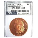 1879 Pattern Dollar PCI PR69CAM Schoolgirl Cu Copy