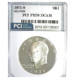 1973-S Silver Ike PR70 DCAM LISTS $475