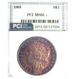 1883 Morgan PCI MS65+ Impressive Color