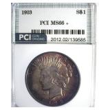 1923 Peace MS66+ LISTS $850