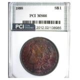 1898 Morgan MS66 LISTS $575