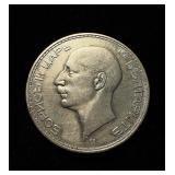 1937 100 Leba Silver AU+ Yugoslavia
